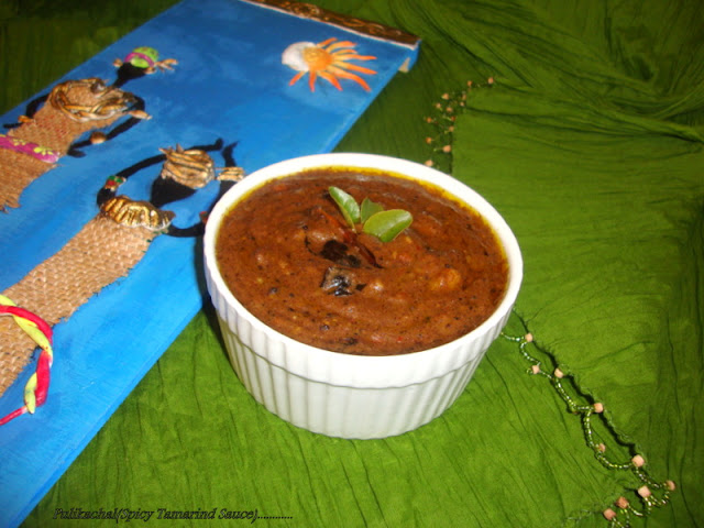 images for Pulikaichal Recipe / Pulikachal / Puliyogare Recipe / Puliyodharai Recipe - A Spicy Tamarind Sauce To Make Tamarind Rice)