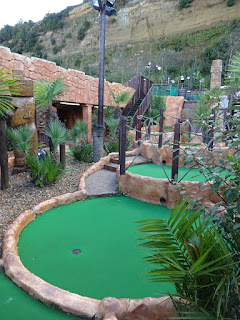 Jungle Jim's Adventure Golf course in Shanklin, Isle of Wight