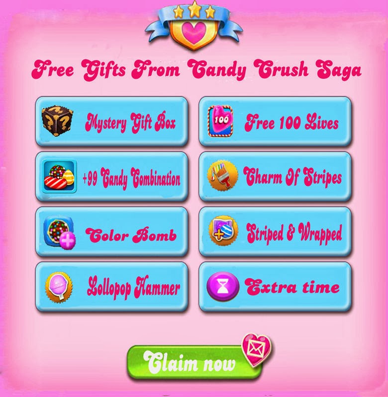 candy crush daily reward