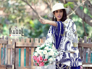 Ishaal Print Gulmohar Vol 13 Pure Lawn Collection in Wholesale Rate  