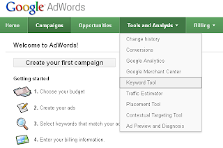 Google Keyword Tool Using Google AdWords Keyword Tool