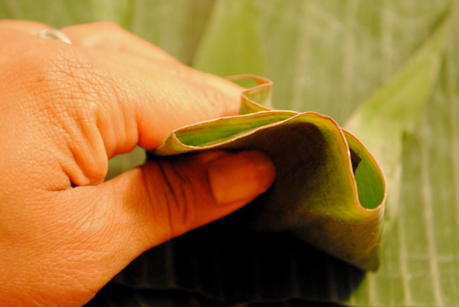 Suman {Philippines} Sweet Rice in Banana Leaves