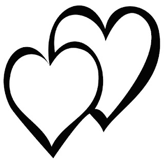 תבניות לבבות לצביעה