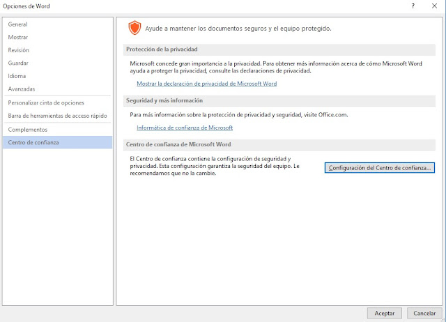 No se puede abrir en documentos de Microsoft Word No se puede abrir en documentos de Microsoft Word