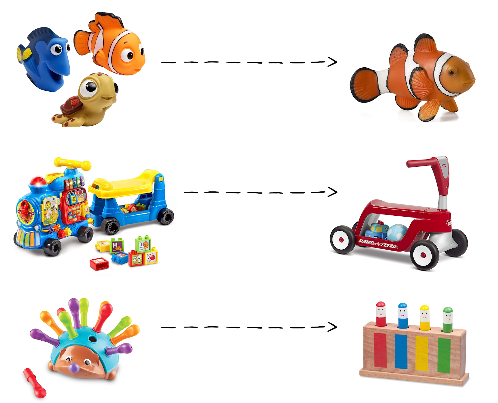 Montessori friendly alternatives to popular baby toys