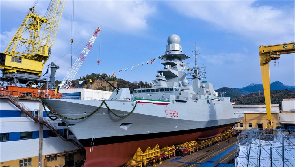 Fuerzas Armadas de Indonesia Fincantieri-Launched-the-Italian-Navys-Tenth-and-Final-FREMM-Frigate