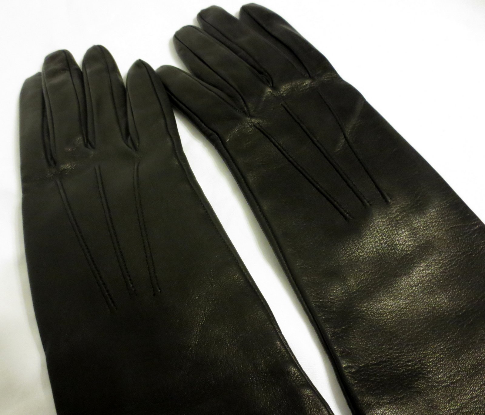 eBay Leather Dolce and Gabbana long black leather gloves