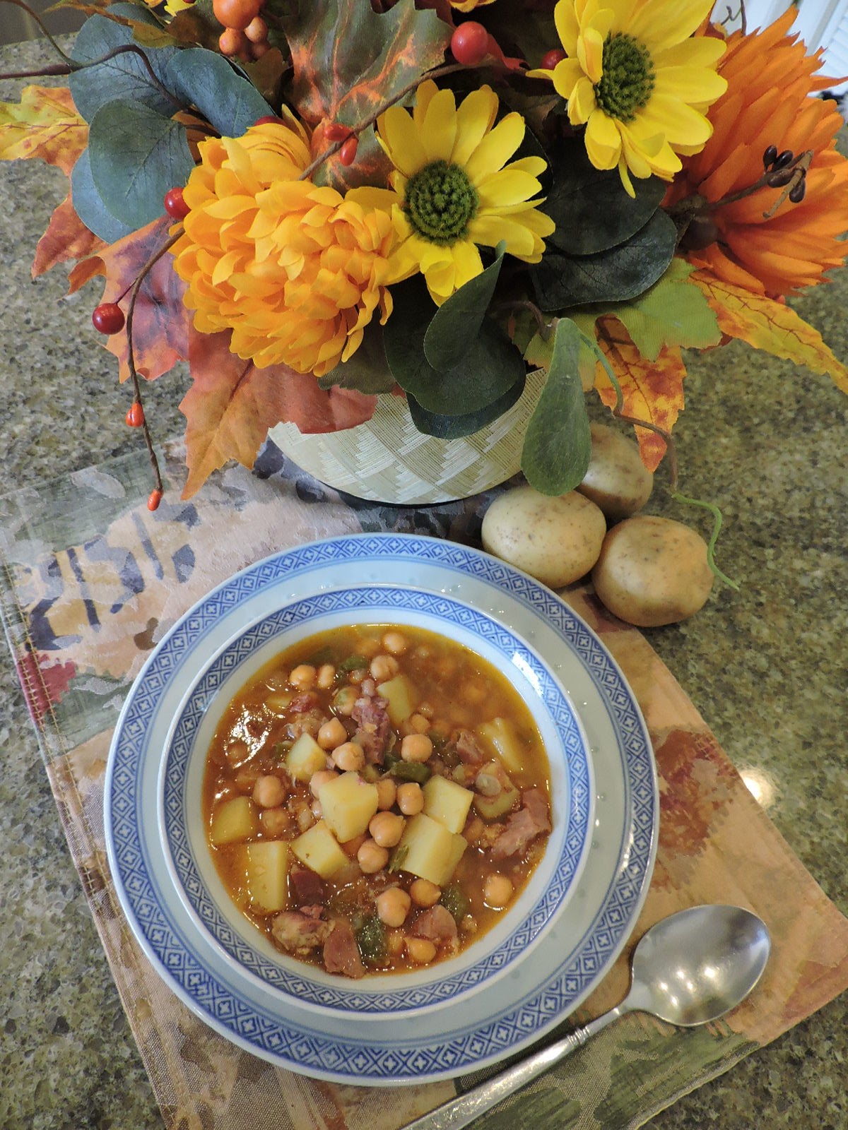 From My Family's Polish Kitchen Spanish Chickpea Soup