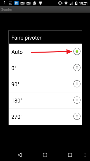 afficher son Android sur PC, Contrôler son Android sur PC,Pour pivoter l'affichage faites Auto selon votre Smartphone. afficher son Android sur PC, Contrôler son Android sur PC, Pour pivoter l'affichage faites Auto selon votre Smartphone.