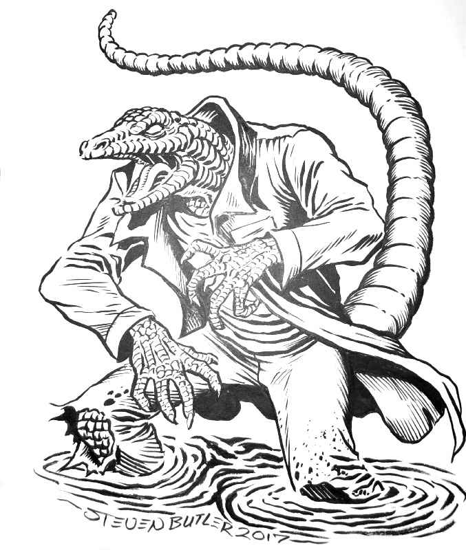 Marvel Comics of the 1980s: The Lizard by Steven Butler