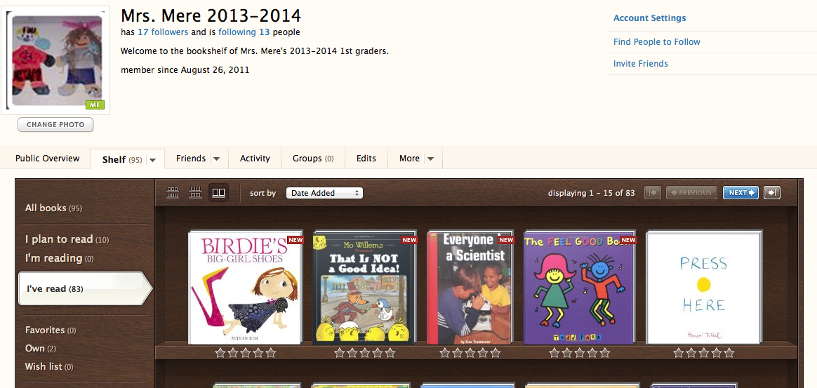 Reflect & Refine Building a Learning Community Shelfari Curating Our