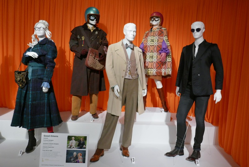Hollywood Movie Costumes and Props: Emmy-nominated Good Omens TV series  costumes on display...