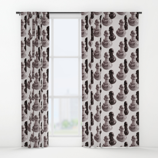 Geek window curtains at Society6 Cute Strange Creatures