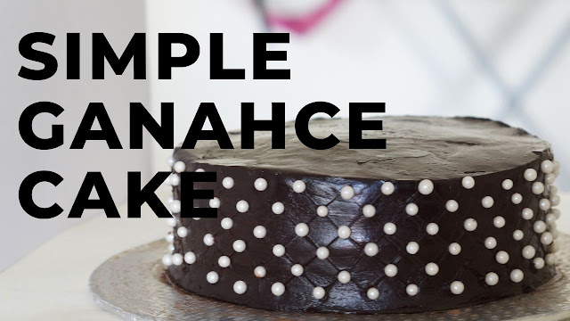 How to Decorate the cake with Chocolate Ganache