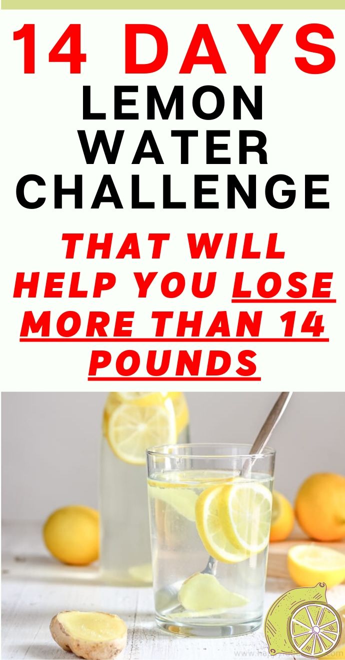 Here’s A 14Day Lemon Water Challenge That Will Help You Lose Weight