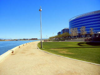 Walking along Tempe Town Lake