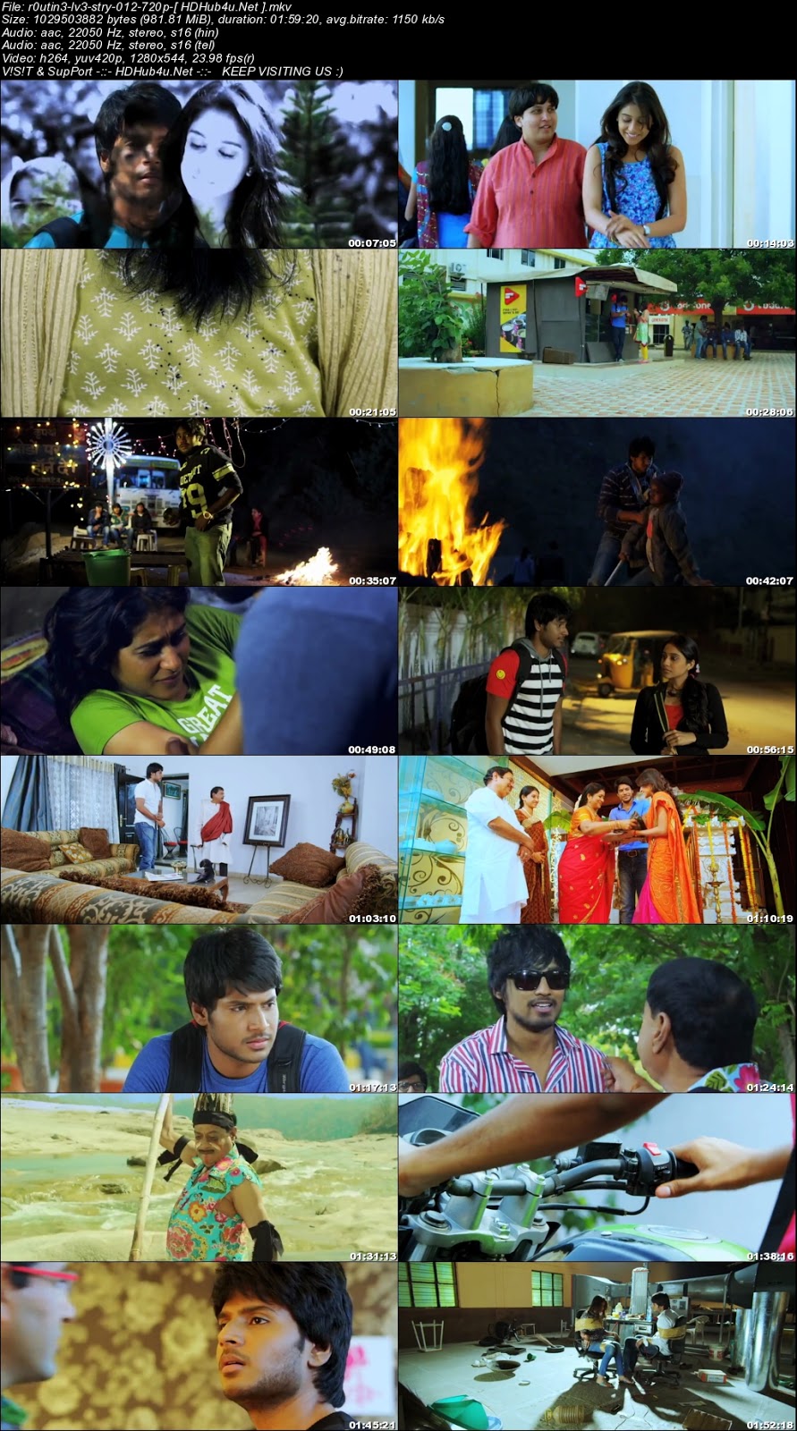 Routine Love Story 2012 UNCUT Hindi Dual Audio 480p BluRay 350Mb Download