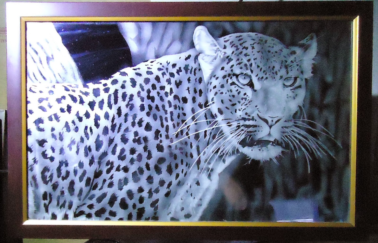 Realistic Sand Etching Glass Artist