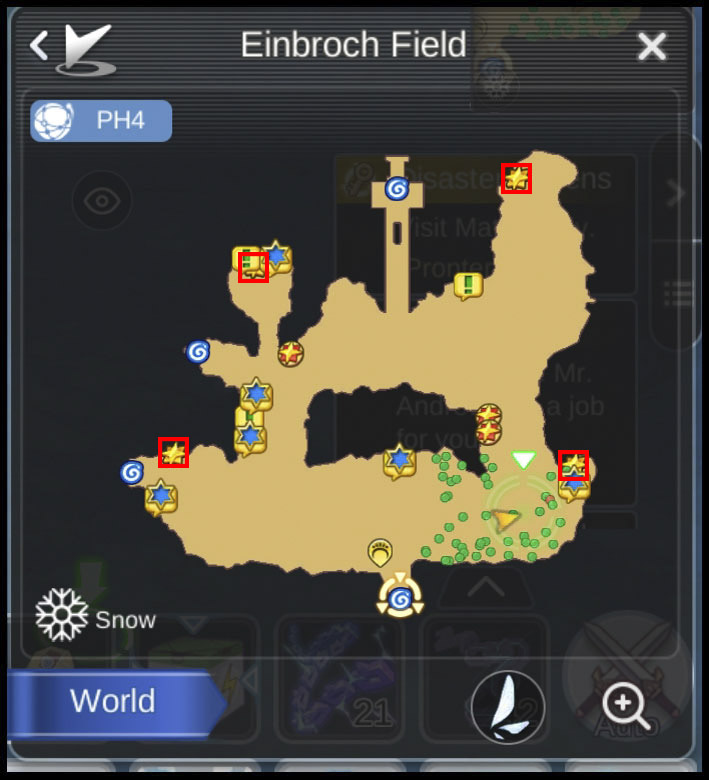 Maps - Einbroch Field