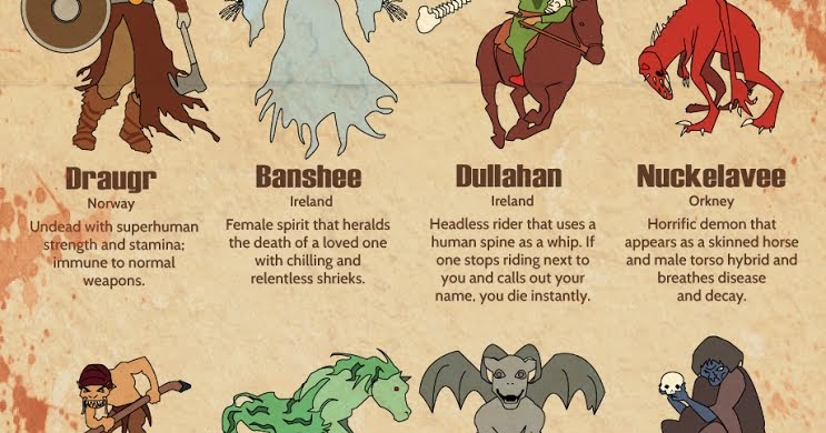 45 Scary and Disturbing Mythical Creatures