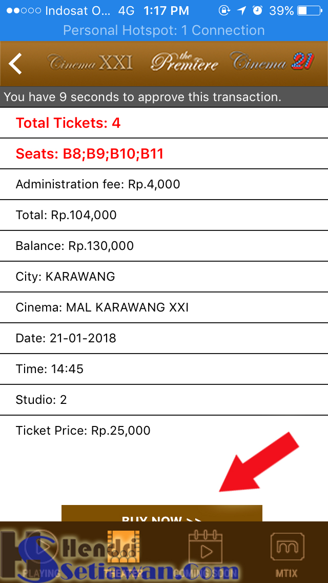Mudahnya Memesan Tiket Bioskop Cinema Xxi Pakai M Tix Aplikasi Hendri Setiawan