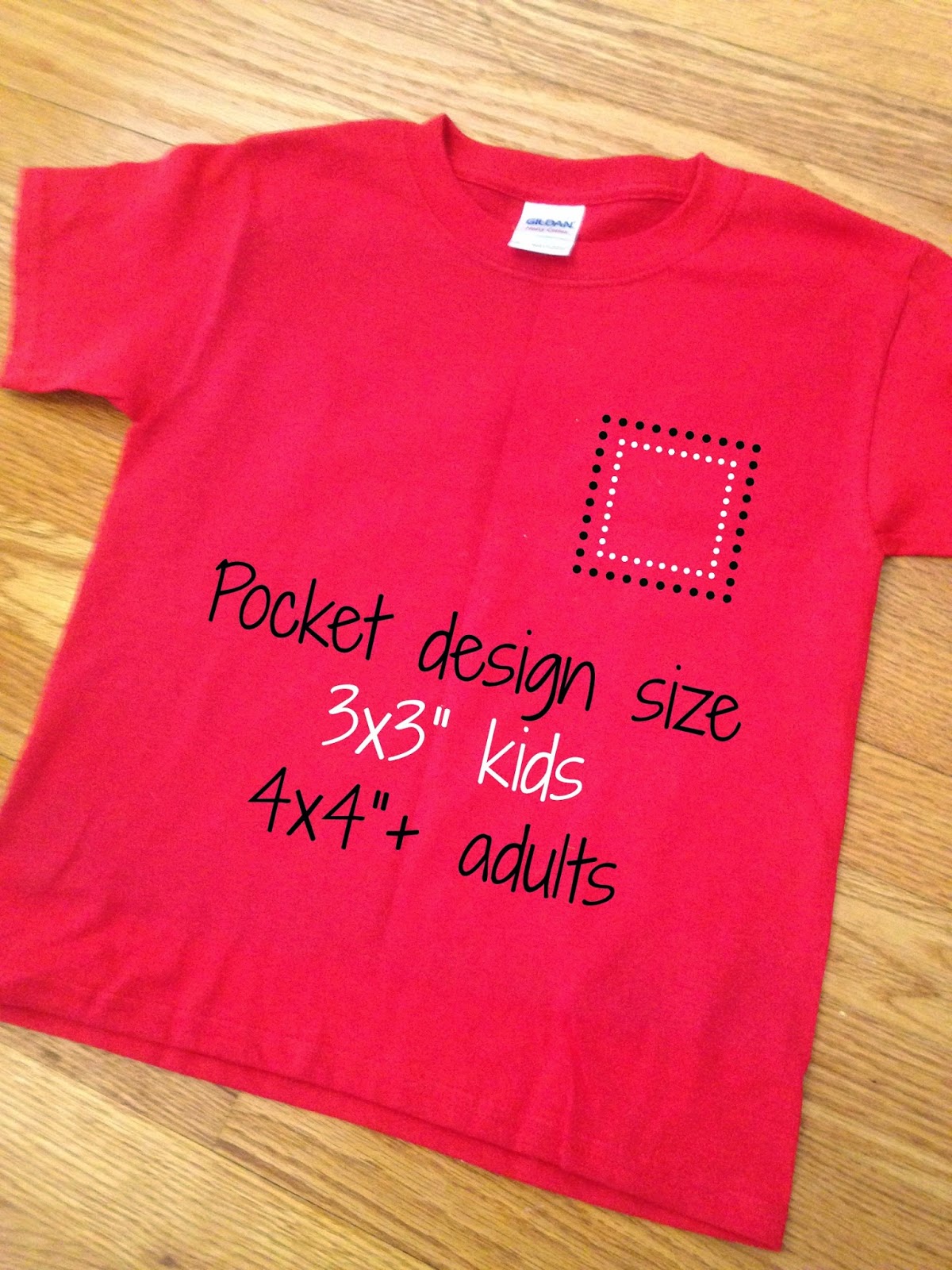 Shirt Decal Placement and Size Tips Resources - School