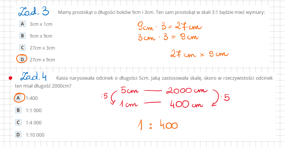 Skala I Plan Diagramy Klasa 4 KLASA 4: Temat: Skala - trening przed kartkówką.