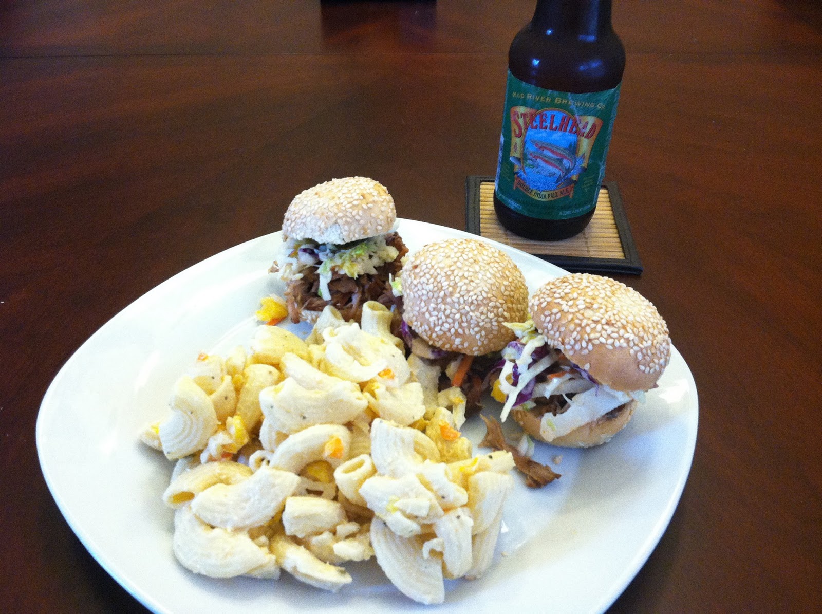 Sriracha for breakfast Mac salad, the king of side dishes