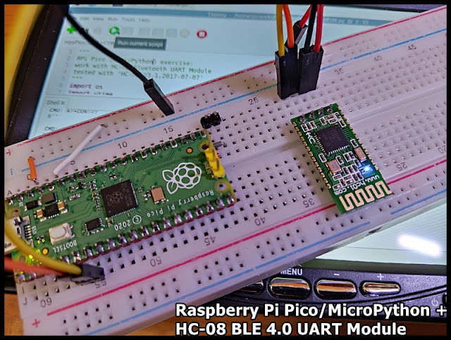 Hello Raspberry Pi: Raspberry Pi Pico/MicroPython + HC-08 BLE 4.0 UART ...