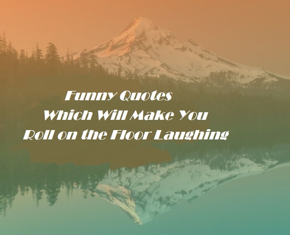 125 Best Funny Quotes Which Will Make You Roll On The Floor Laughing