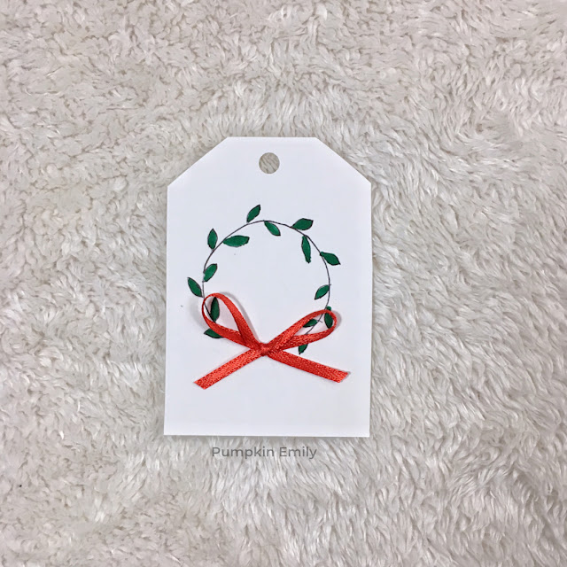 DIY Wreath Gift Tag