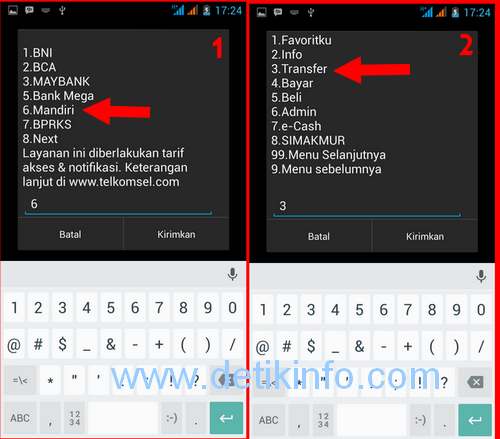 Cara Transfer Dari Bank Mandiri Ke Bni Via Sms Banking Detik Info