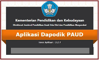 DOWNLOAD UPDATE APLIKASI DAPODIK PAUD VERSI 3.2.1