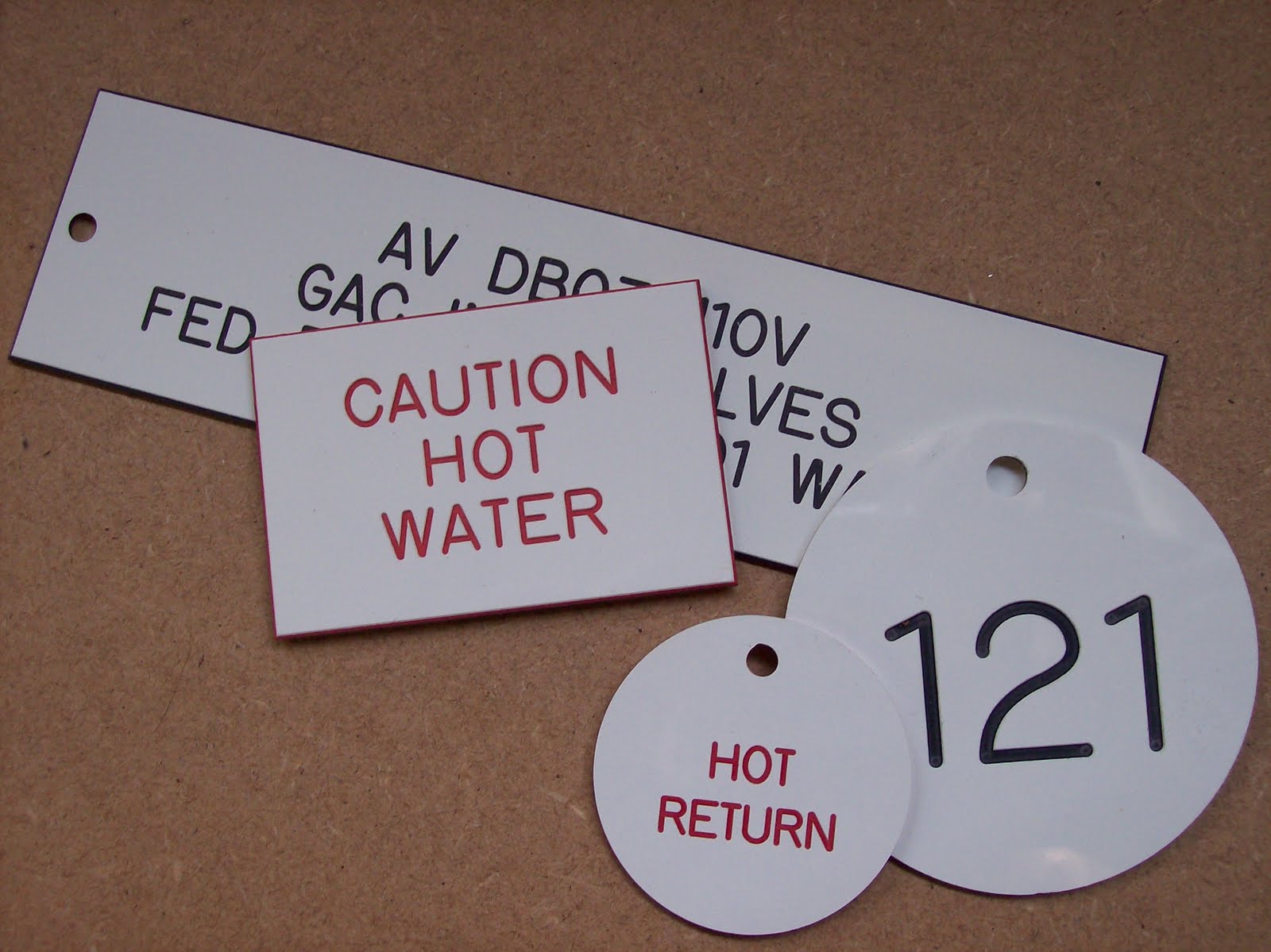 The Label People Ltd Valve Tags and Engraved Labels