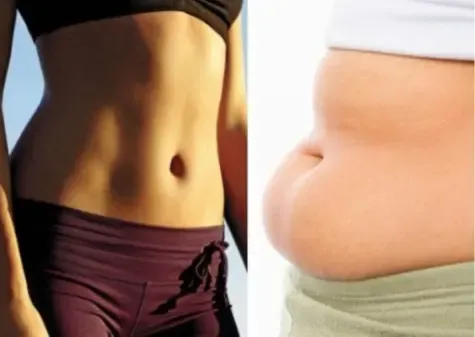 extra belly fat: Visceral vs subcutaneous