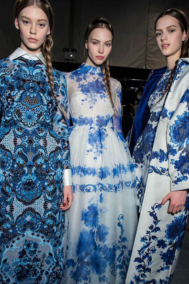 valentino winter delft dresses