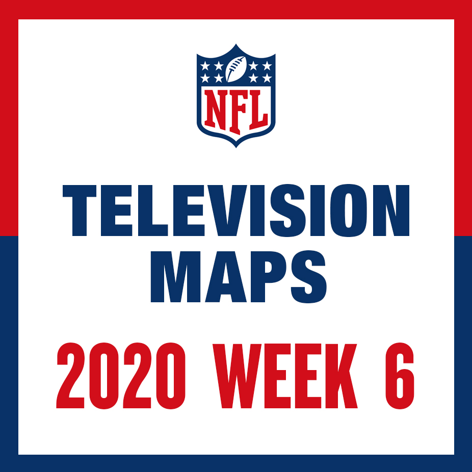 PACKERVILLE, U.S.A. Week 6 — NFL TV Maps
