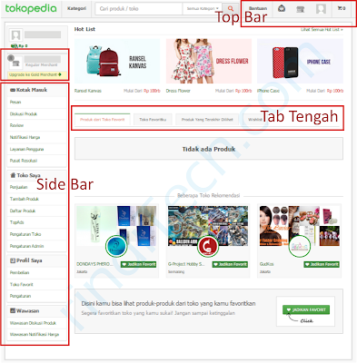 Mengenal Antarmuka Sebagai Penjual di Tokopedia