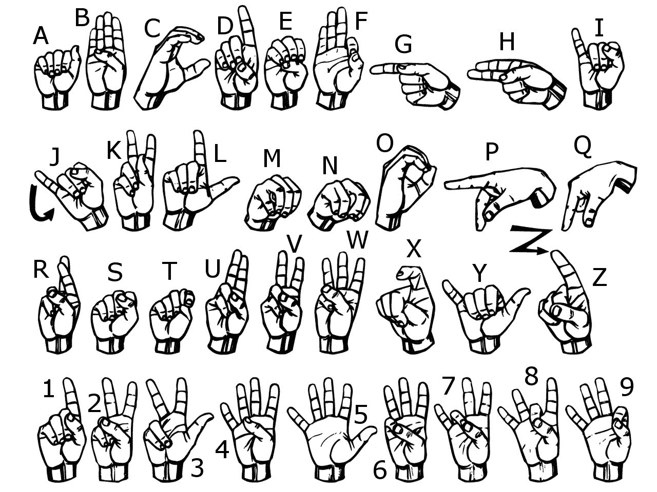 Blondie s Point American Sign Language