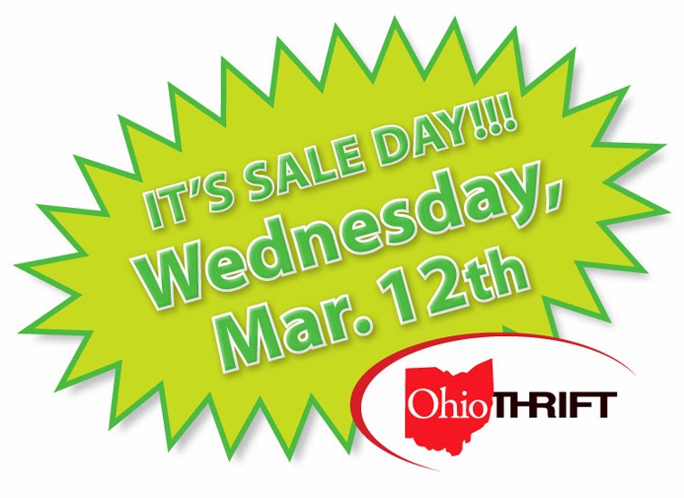What's at my Ohio Thrift? MidMonth Half Off Sale Day!