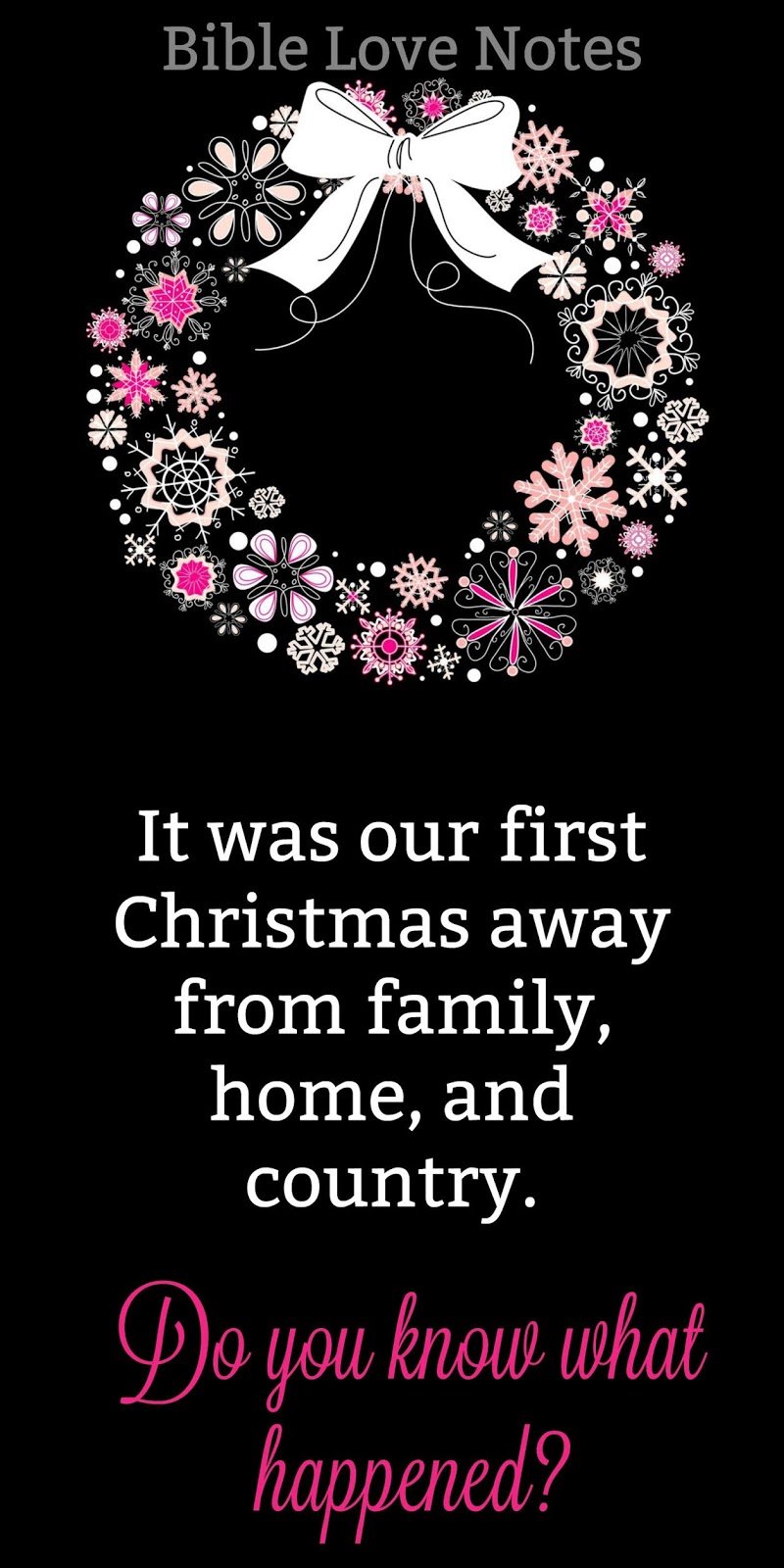Bible Love Notes: Christmas is About Family