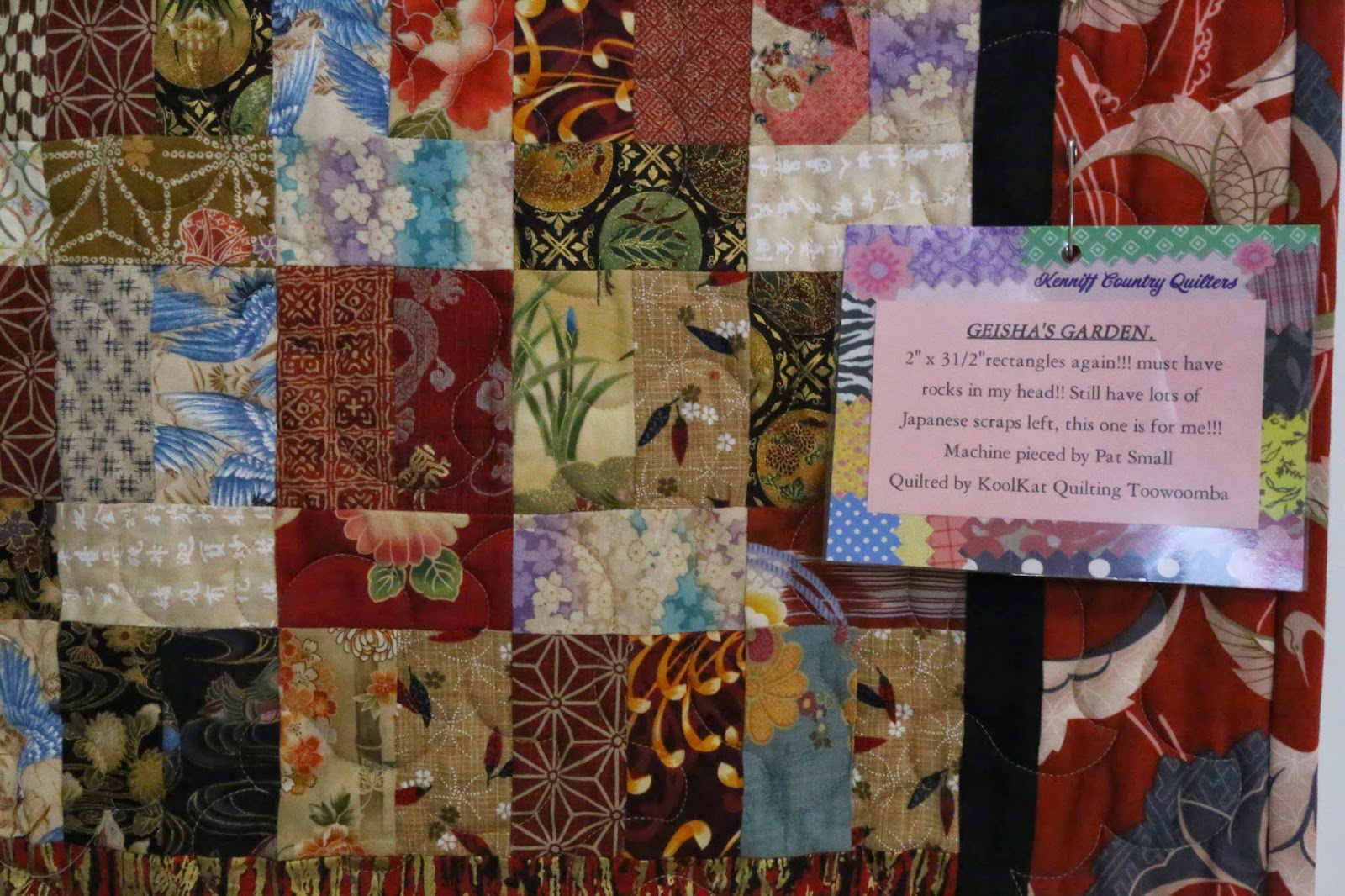 koolkat's quilting blog Kenniff Country Quilters quilt show, Mitchell, Qld