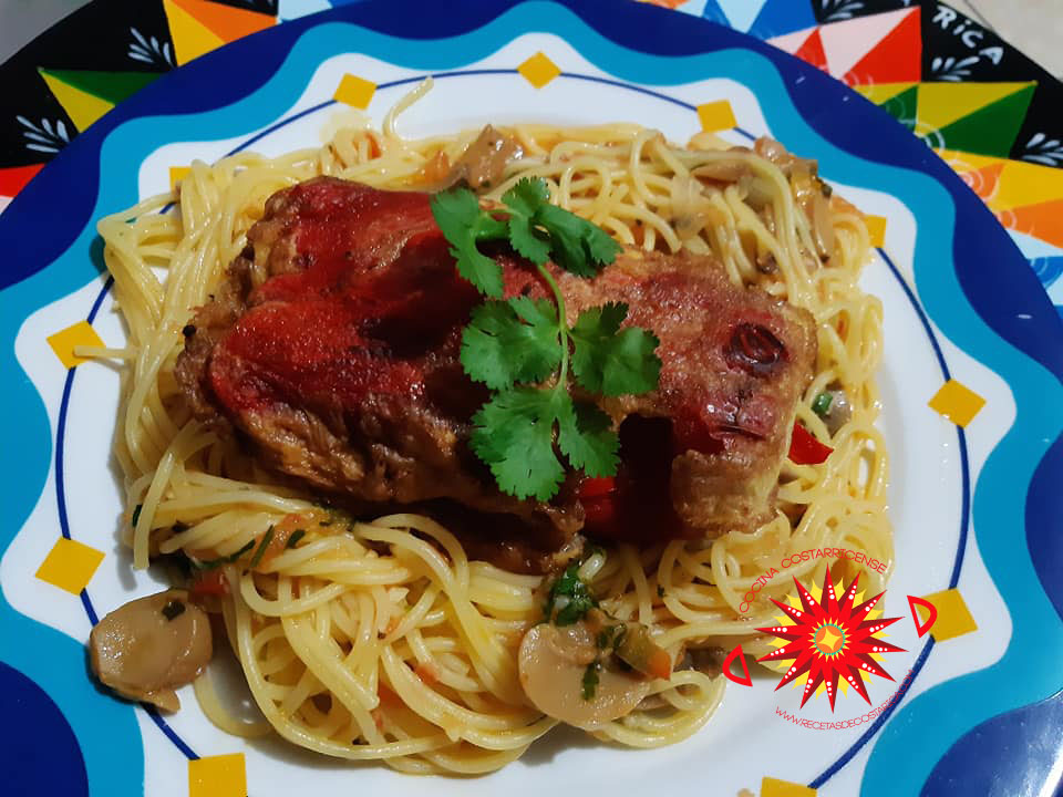 Cocina Costarricense chile relleno pasta