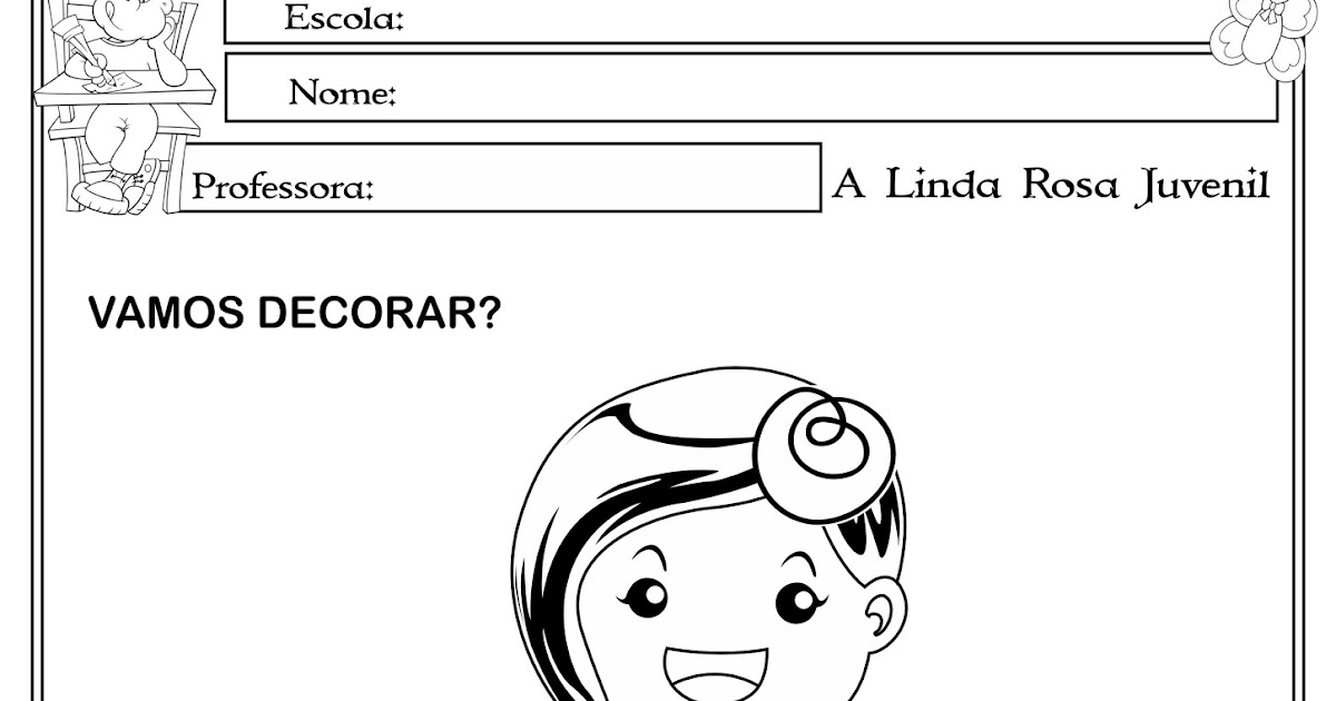 Desenho Da Linda Rosa Juvenil Para Colorir