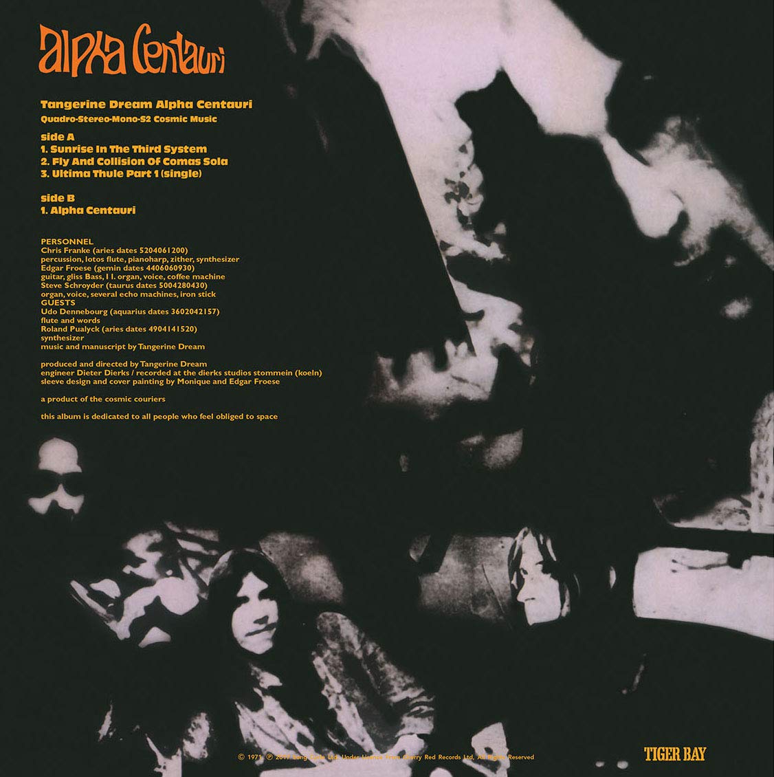 Classic Rock Covers Database Tangerine Dream Alpha Centauri (1971)