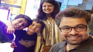 Subodh Bhave Subodh Bhave with wife majari elder son kanha covid 19 positive