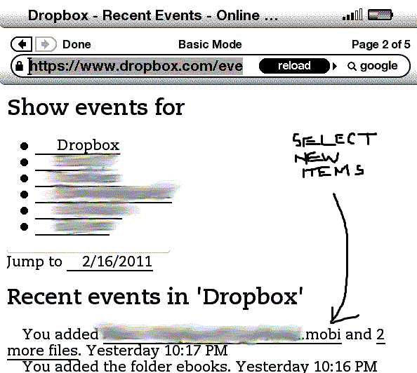 The Pensky File Using dropbox to wirelessly transfer files to your Kindle 2 for FREE