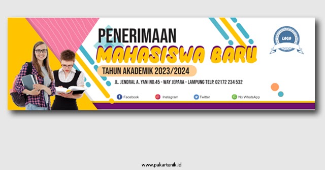 Download Template Banner Penerimaan Mahasiswa Baru Pakar Download Template Banner Penerimaan Mahasiswa Baru Pakar