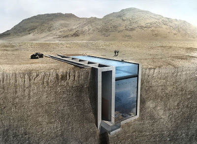 House in a cliff built, you've never seen this before.