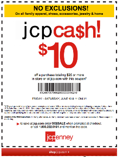 The Thrifty Deafies: *HOT* JCPenney $10 off $25 Printable Coupon!